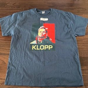 NWT XL Tee with Liverpool Coach Jurgen Klopp